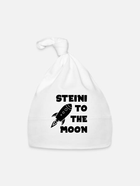 Steinhoff to the Moon - Baby Bio-Mütze - Weiß - Vorne