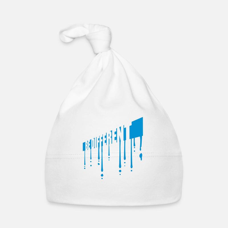 Be different Logo Design Baby Bio-Mütze