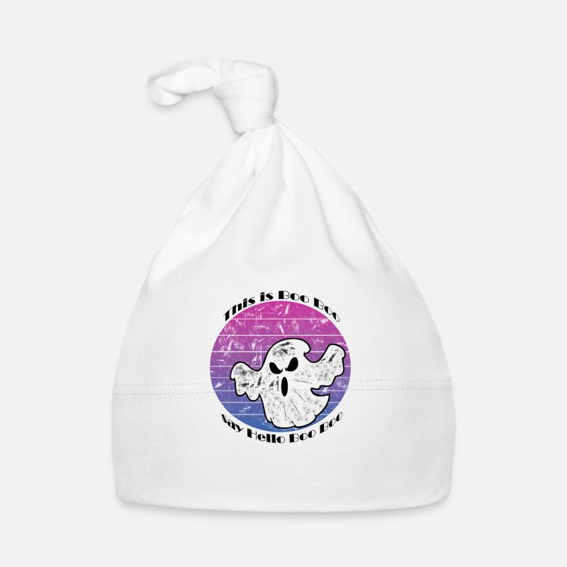This is Boo Boo - Baby Bio-Mütze - Weiß