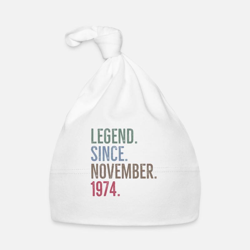 Legende seit November 1974 Baby Bio-Mütze