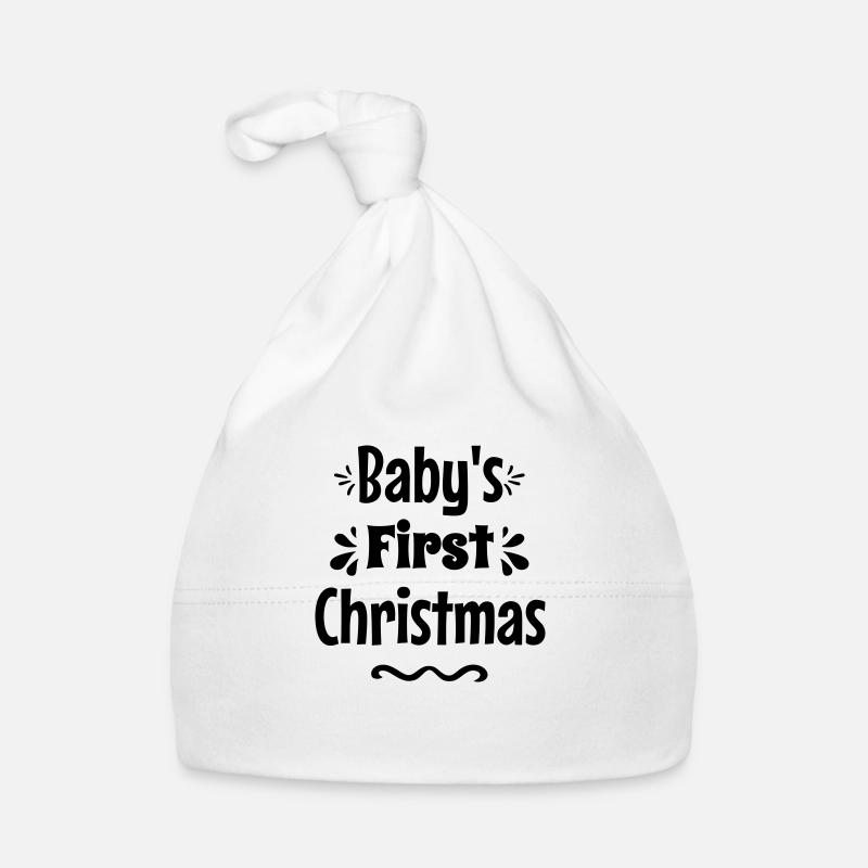 Babys erstes Weihnachten Baby Bio-Mütze