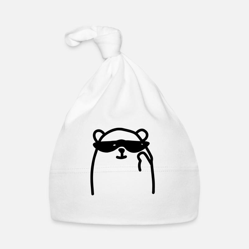 Party Bär Teddy Cool Baby Bio-Mütze