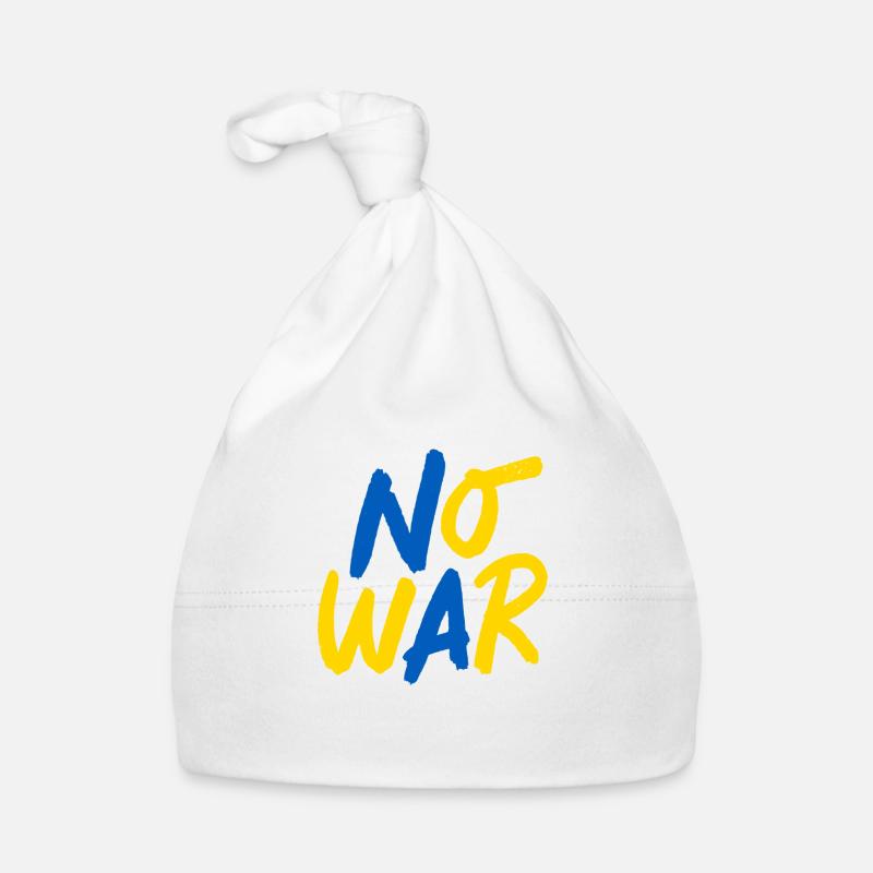 no war Baby Bio-Mütze