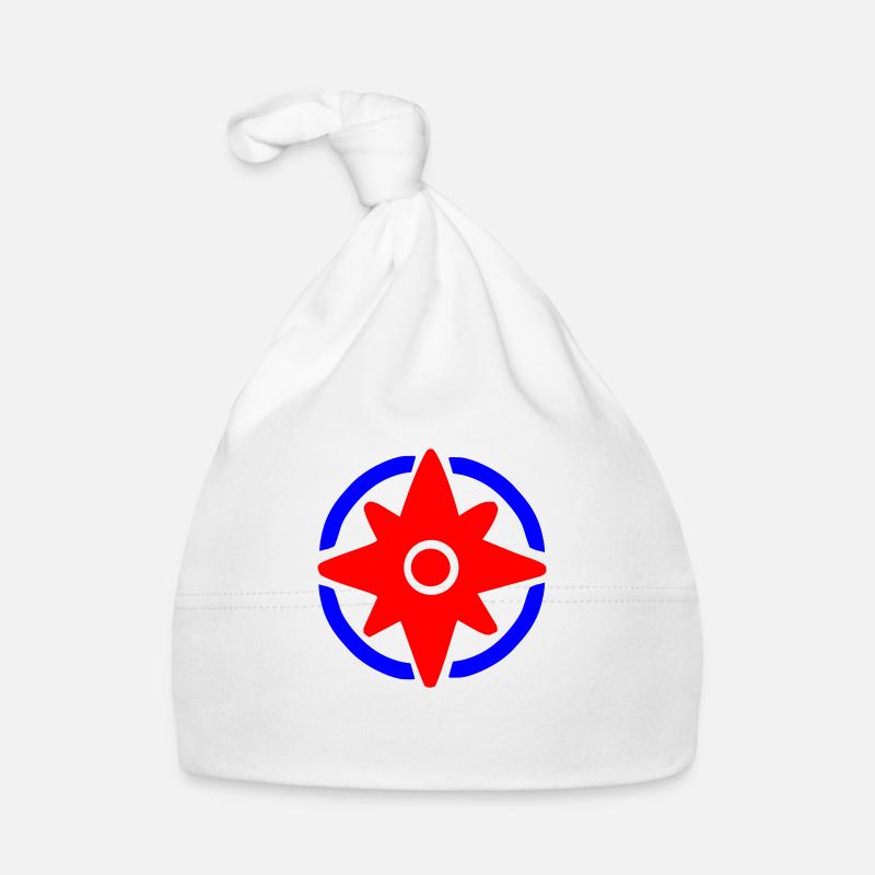 Boussole - Bonnet bio Bébé - blanc