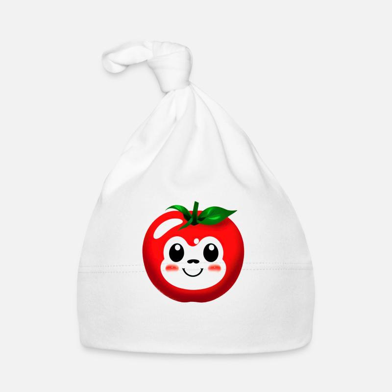 Tomato Comic Tomato Sweet Cartoon 1 Organic Baby Cap