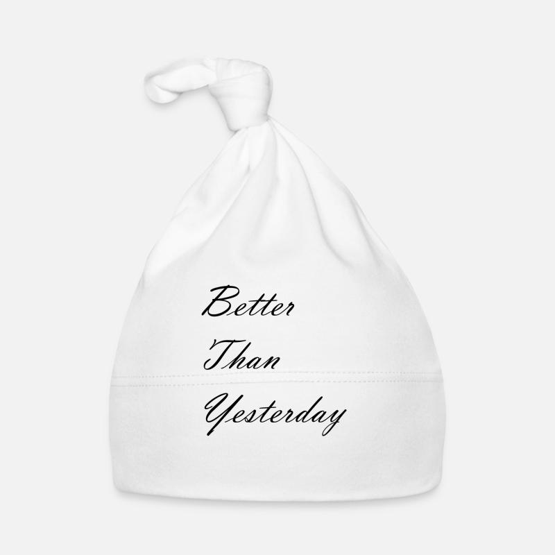 Better than yesterday Organic Baby Cap