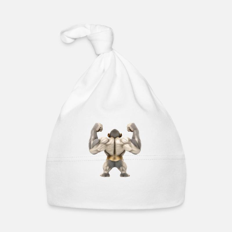 Flexender Monkey Baby Bio-Mütze