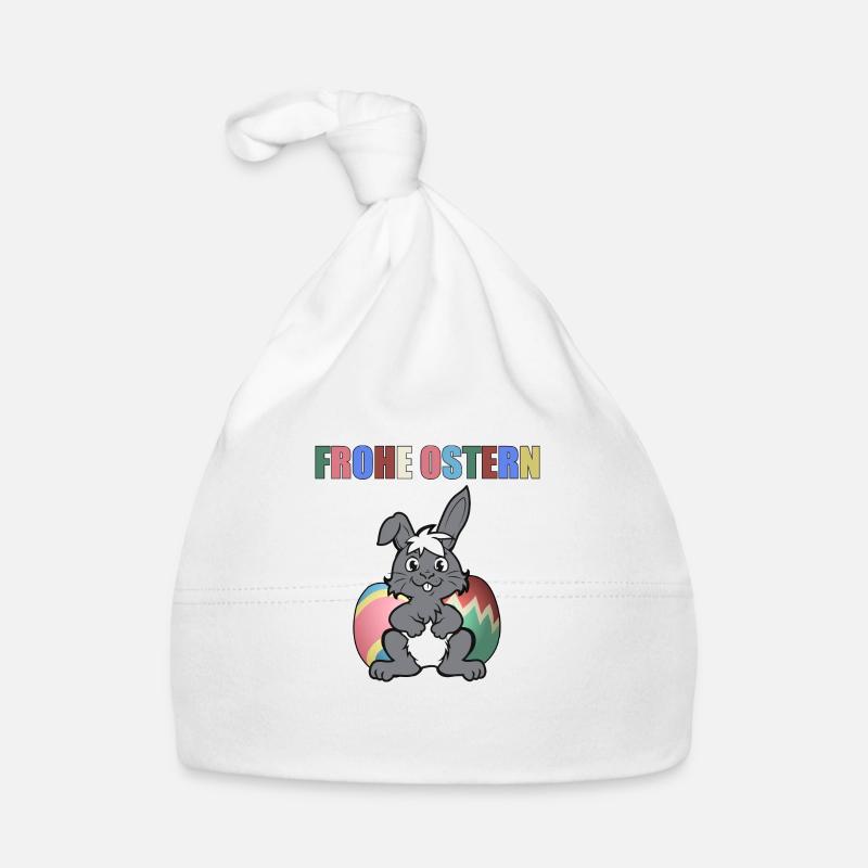FROHE OSTERN Baby Bio-Mütze