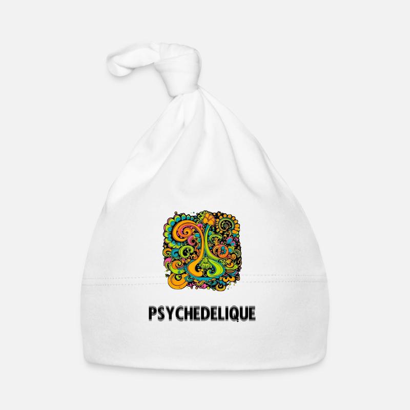 Psychedelic Organic Baby Cap