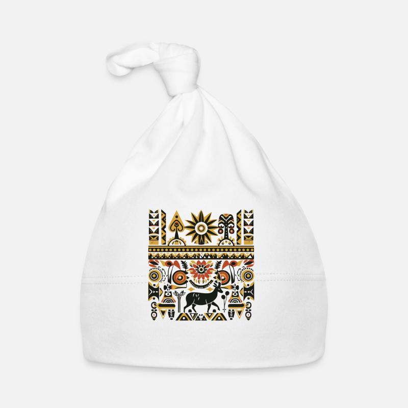 African folklore Organic Baby Cap