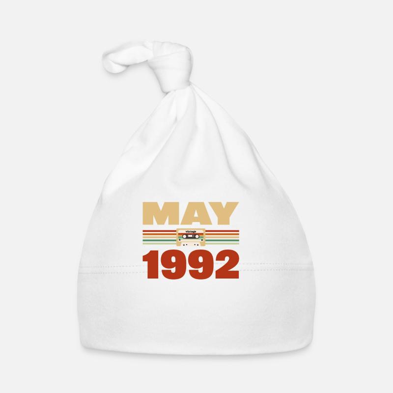 31st Birthday May Vintage 1992 Gift Idea Organic Baby Cap