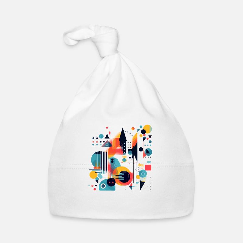 Abstract geometric design Organic Baby Cap