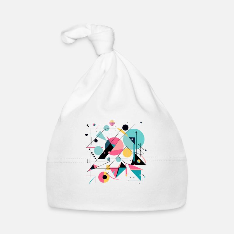 Design abstrait Bonnet bio Bébé