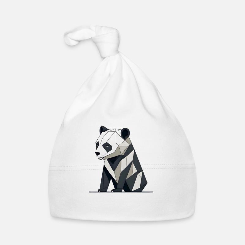 Origami Panda Bär Baby Bio-Mütze