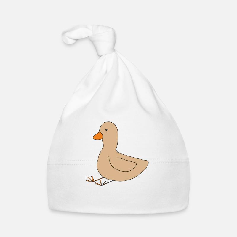Beige canard Bonnet bio Bébé