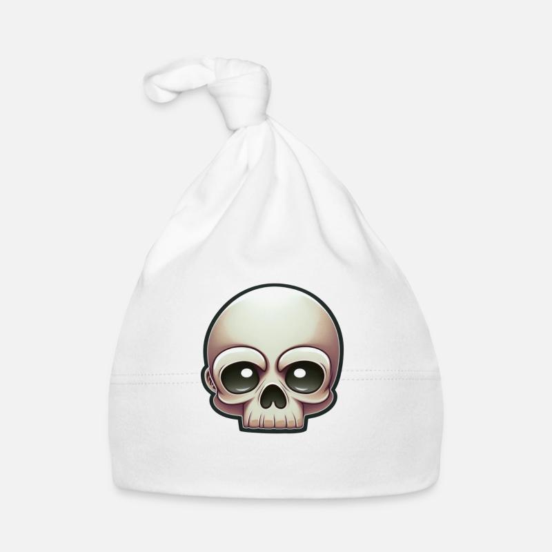 Skull Prankster: Cartoon Skull Bonnet bio Bébé