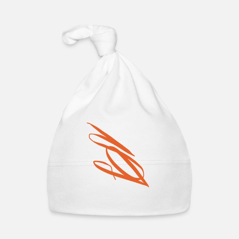 Calligraphy Contest Letter S Organic Baby Cap