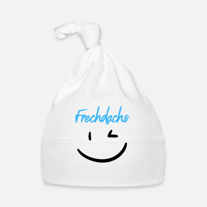 Frechdachs blau Baby Bio-Mütze