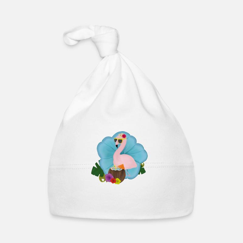 Flamingo Baby Bio-Mütze