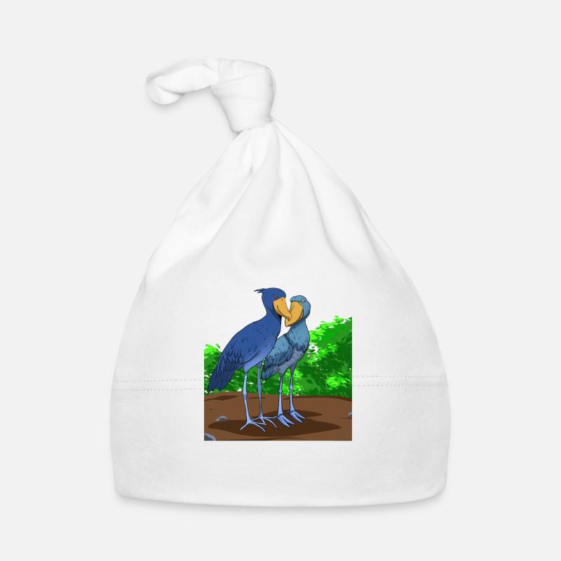 Bec-de-chaussure Ornithologue Forêt I Cadeau Bonnet bio Bébé