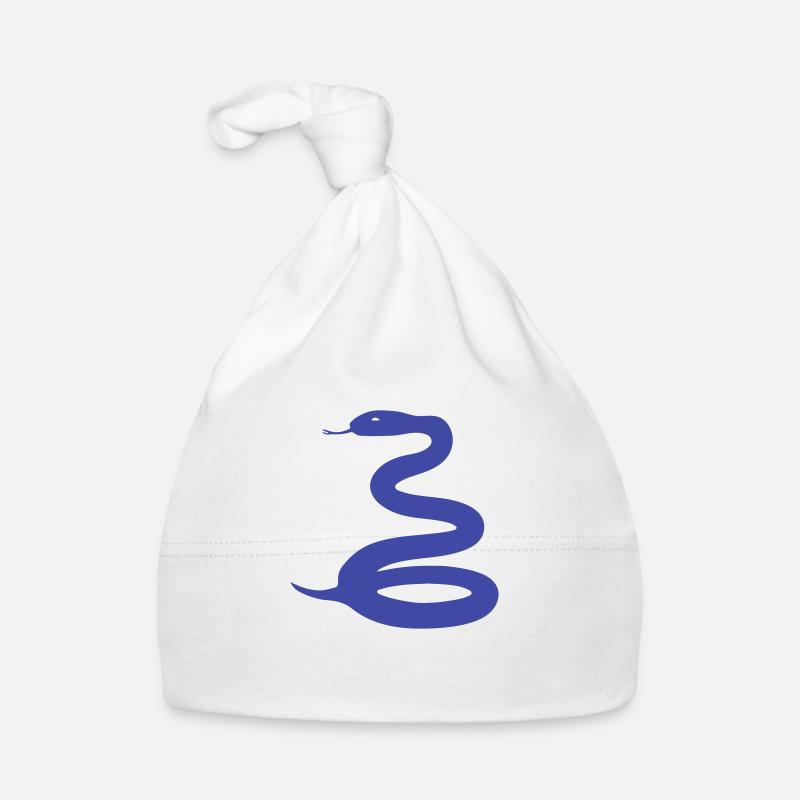 Trigonozepale blaue Schlange Baby Bio-Mütze