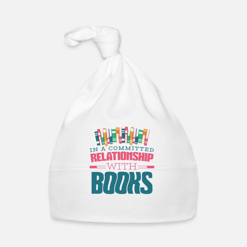 Book Gift Books Reader Book Lover Reading Organic Baby Cap