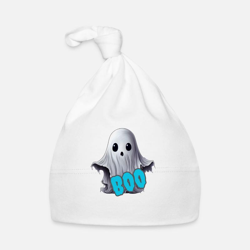 Boo the Ghost Organic Baby Cap