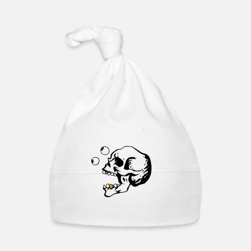Skull Organic Baby Cap