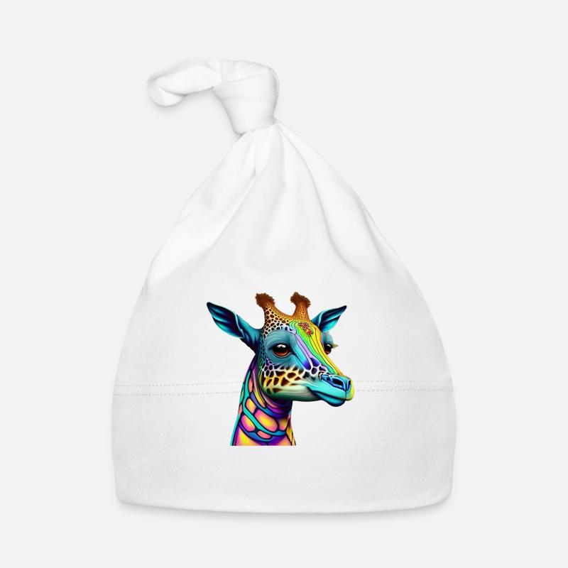 Giraffe Organic Baby Cap