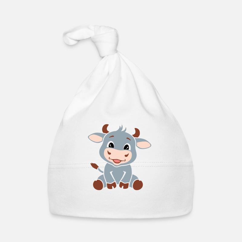 Mignon bébé taureau Bonnet bio Bébé