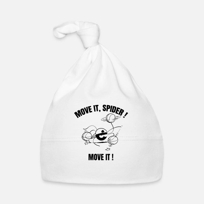 Beth the Spider - Basketball (text version) Organic Baby Cap