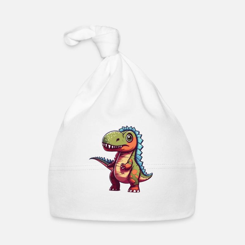 Confused T-Rex Organic Baby Cap