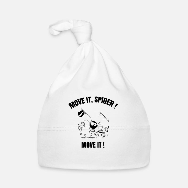 Beth the Spider - Tap Dancing (with text) Organic Baby Cap