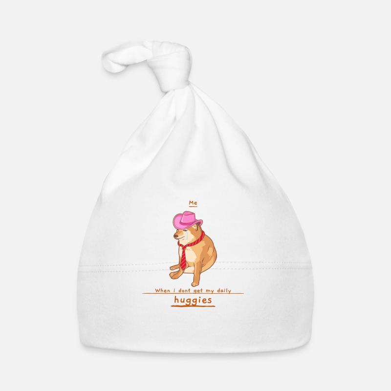 Need hugs! Organic Baby Cap