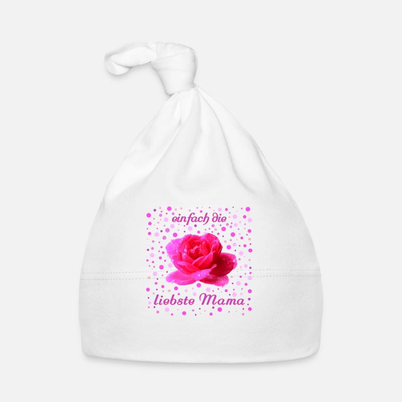 liebste Mama Rose Baby Bio-Mütze