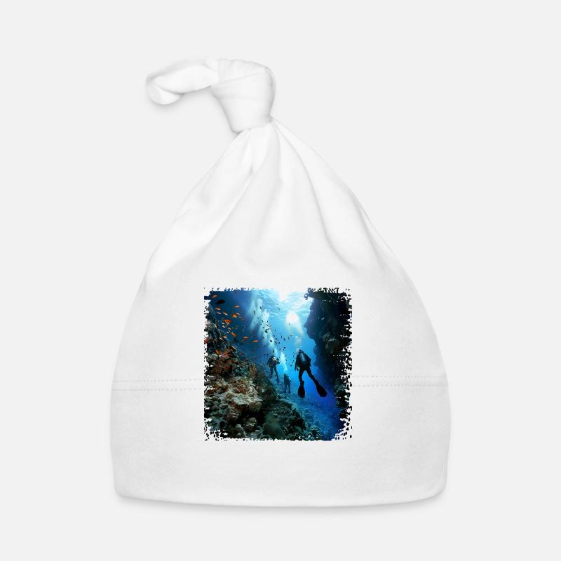 Tauchen ist eine Lebenseinstellung Baby Bio-Mütze