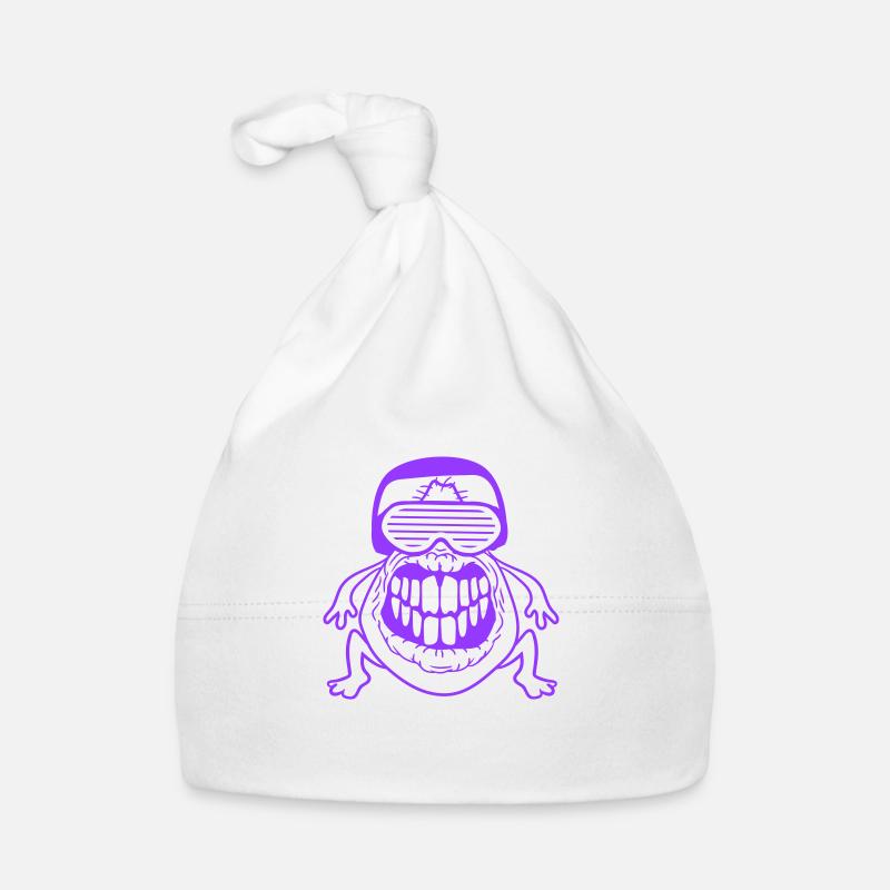 DJ Horror Monster Alien Alien Party Music Organic Baby Cap