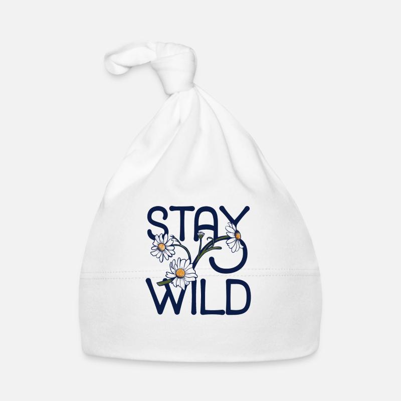 Restez sauvage Bonnet bio Bébé