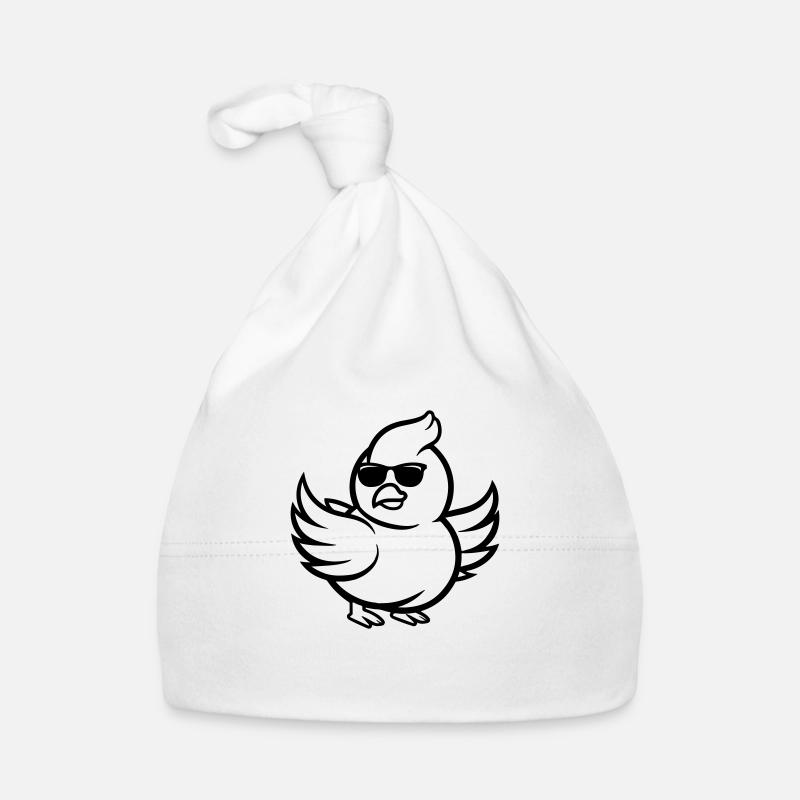 Deaf Comic Sunglasses Organic Baby Cap