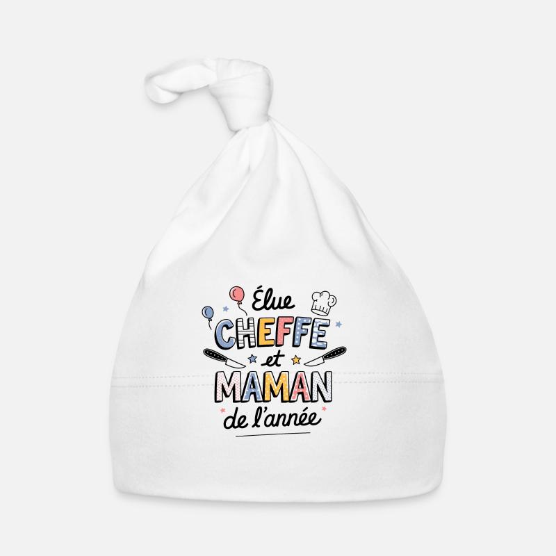 Elue cheffe et maman de l'année Bonnet bio Bébé