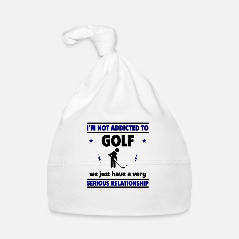 Je ne suis pas accro au golf Bonnet bio Bébé