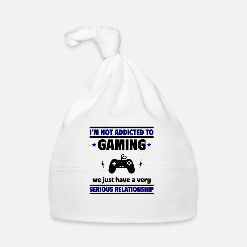 I'm not addicted to gaming Organic Baby Cap