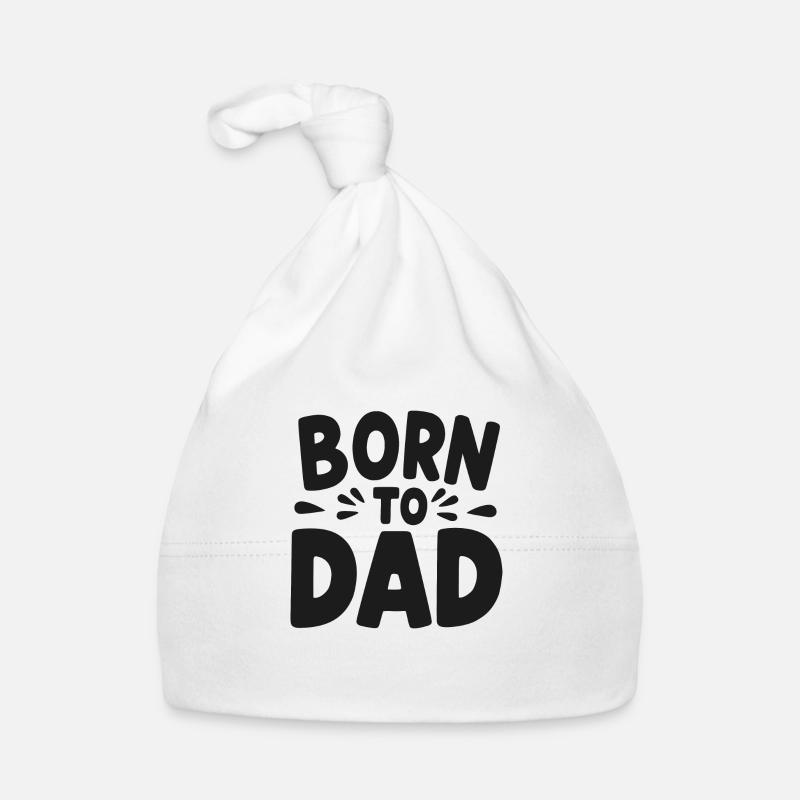 Born to Dad Organic Baby Cap