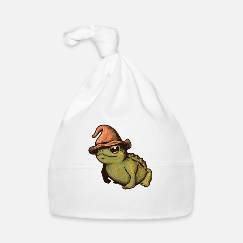 Crapaumage - Bonnet bio Bébé - blanc