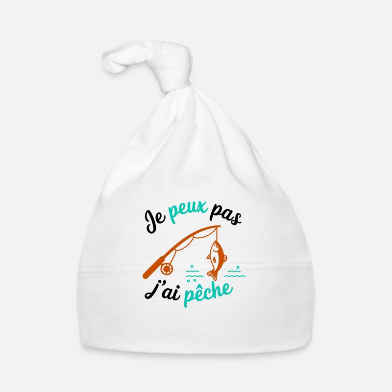 Je peux pas j ai Pêche bl Bonnet bio Bébé