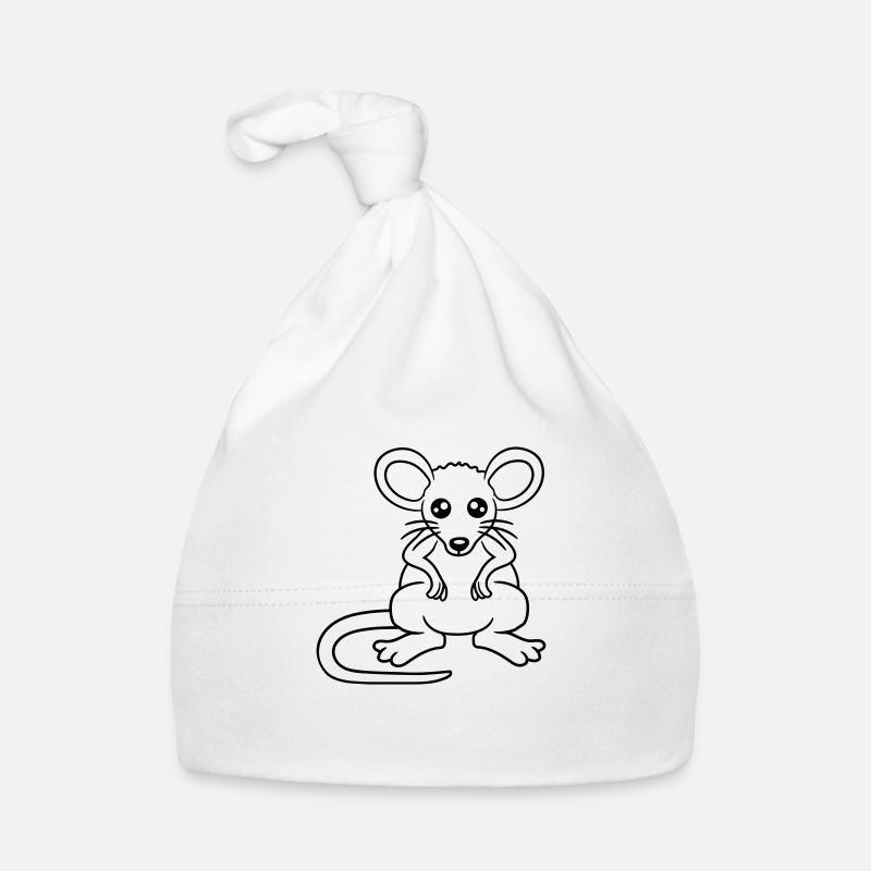 souris souris mignon petit rat rongeur amical Bonnet bio Bébé