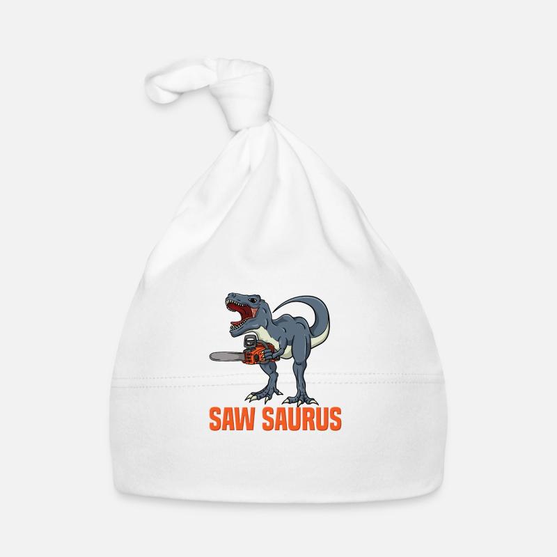 Scie Saurus Dino avec tronçonneuse Fun Design Bonnet bio Bébé