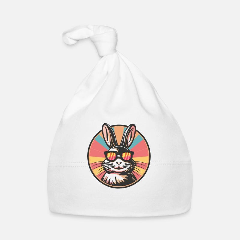 Lapin Bande Dessinée Cool Bonnet bio Bébé