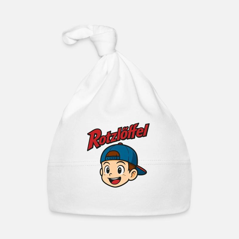 Design Rotzloeffel Baby Bio-Mütze