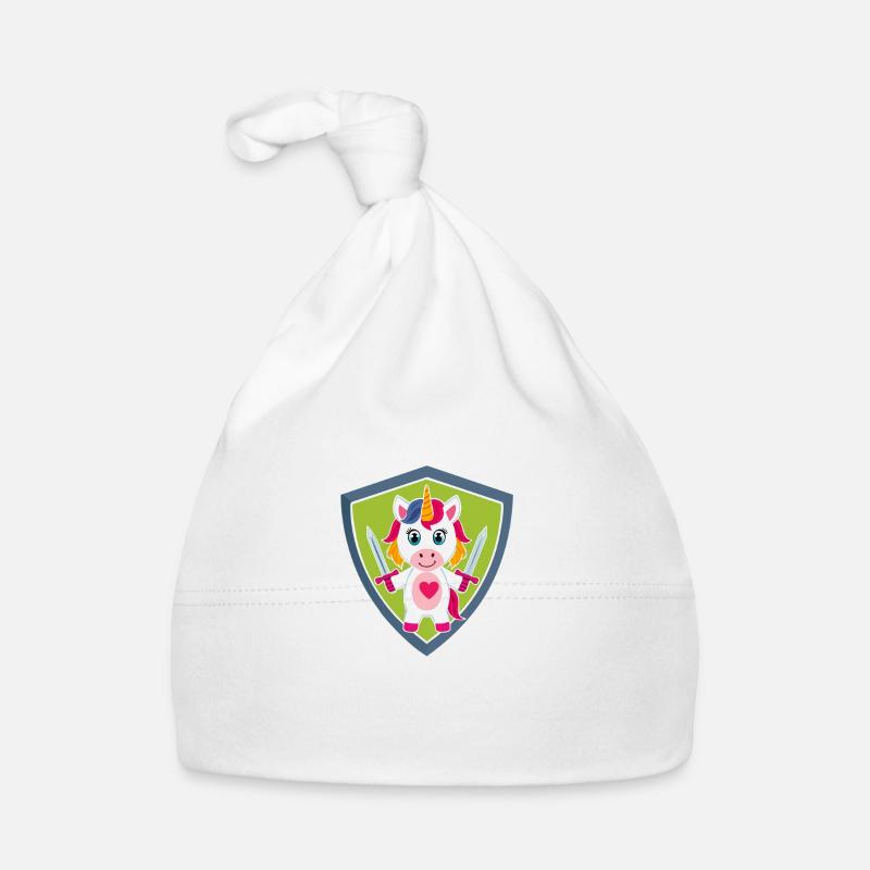 Einhorn Schutzengel Baby Bio-Mütze